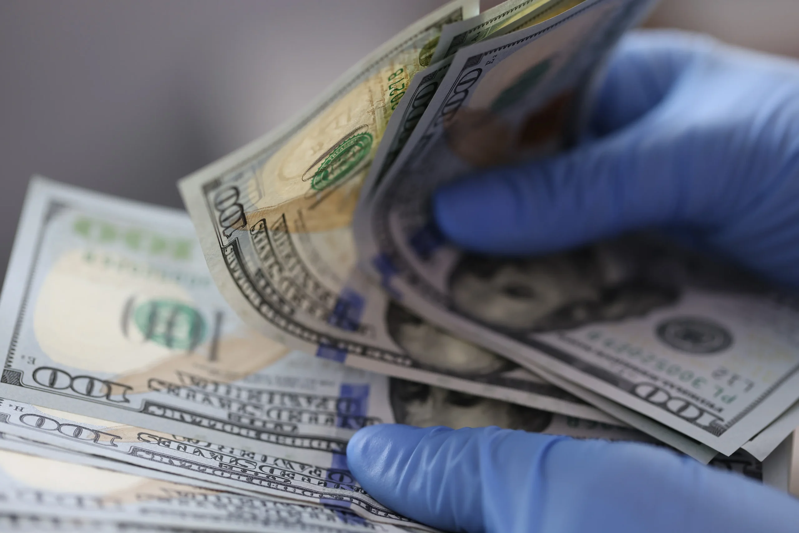 Doctor exchanging money.